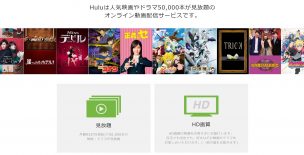 Huluの説明画像