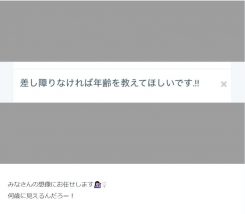 帆乃花がファンに年齢を質問されている
