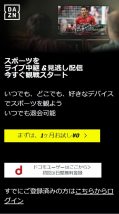 ダゾーンにアクセスした画面